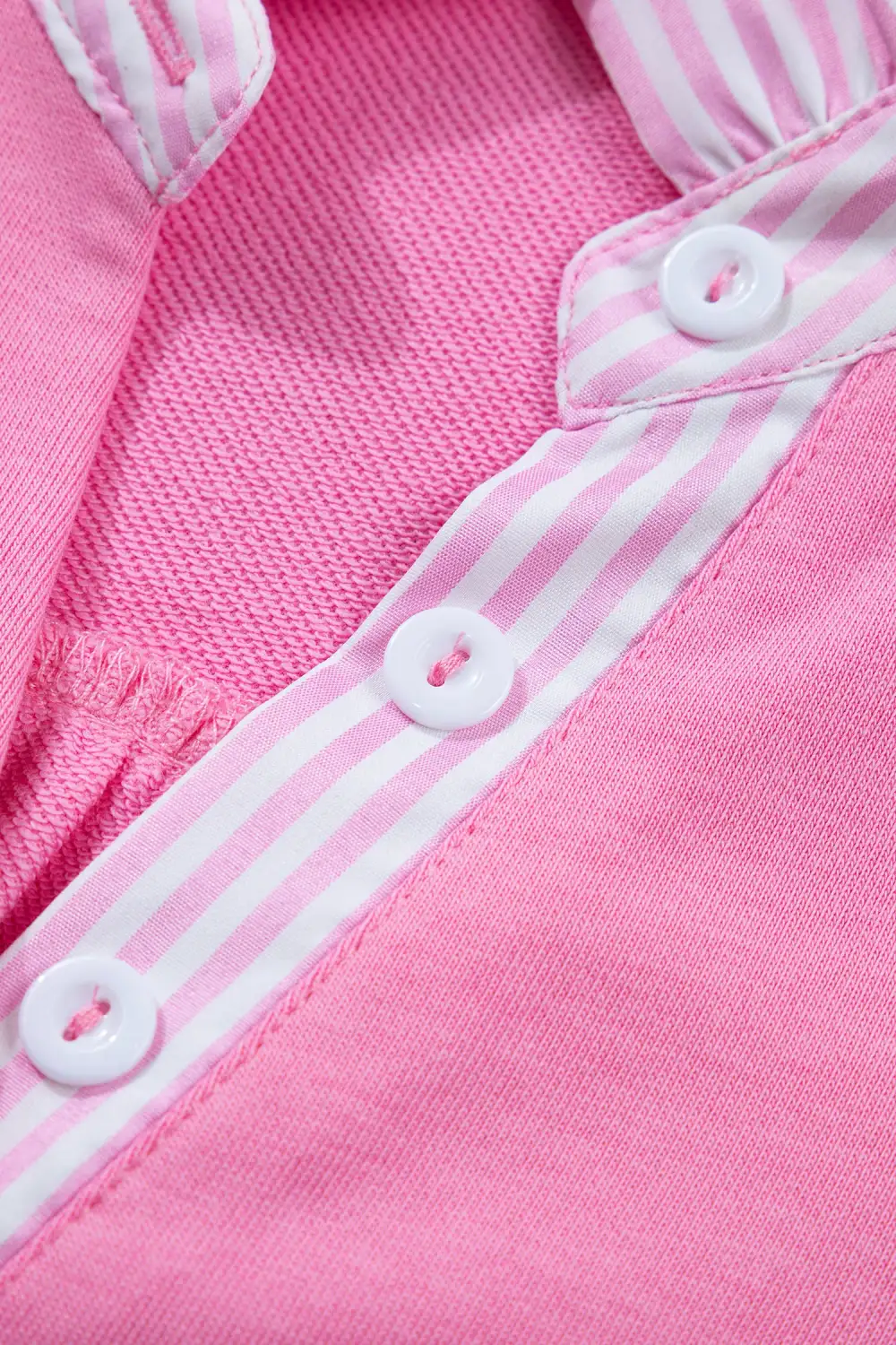 Striped Frilled Collared Blouse