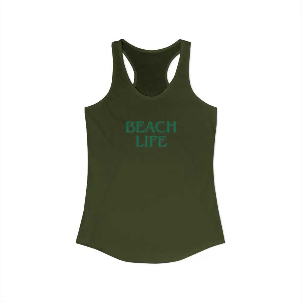 Beach Life Graphic Racerback Tank