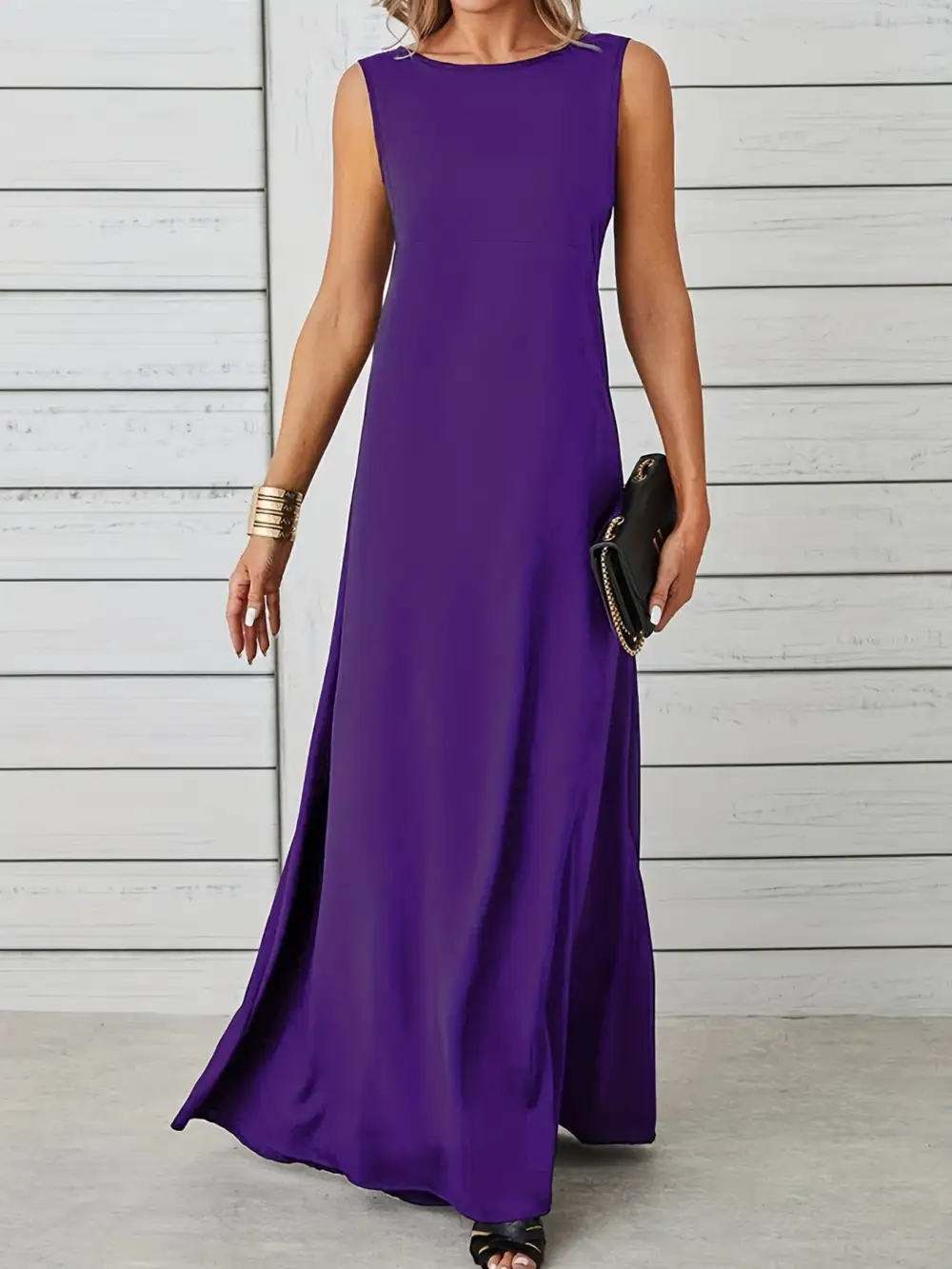 Sleeveless Flowy Maxi Dress
