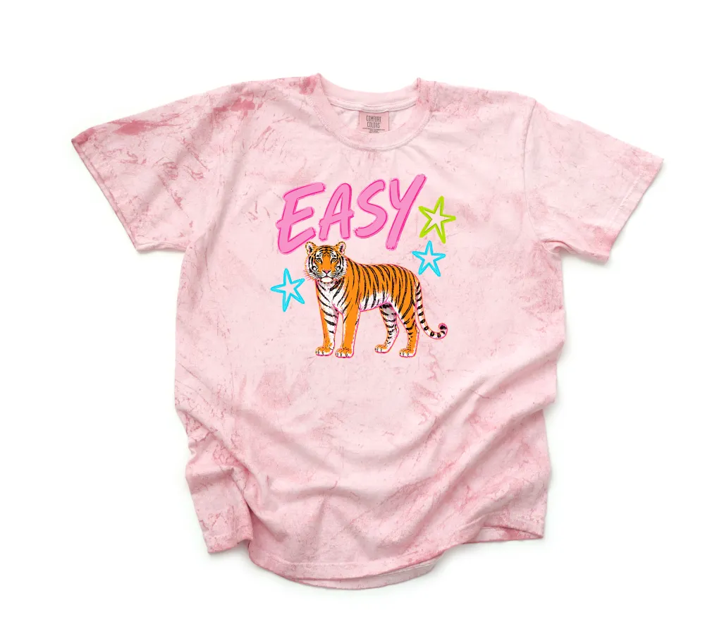 Tiger Motto Graphic Garment Dyed Tee