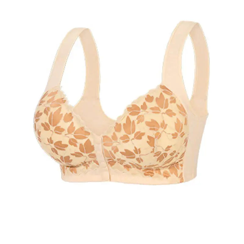 Lace Flower Wireless Bra