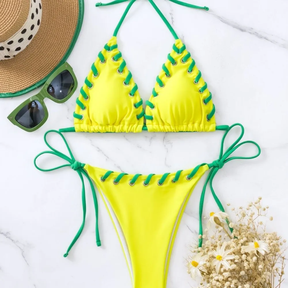 High Waist Bikini Skirt Set