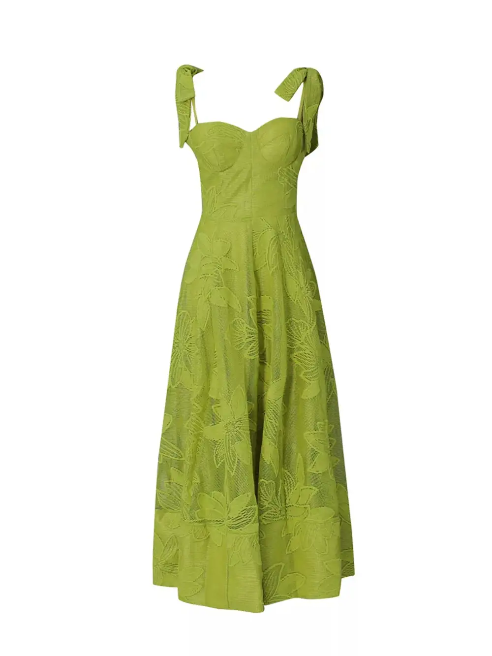 Sweetheart Neck Tie-Strap Dress
