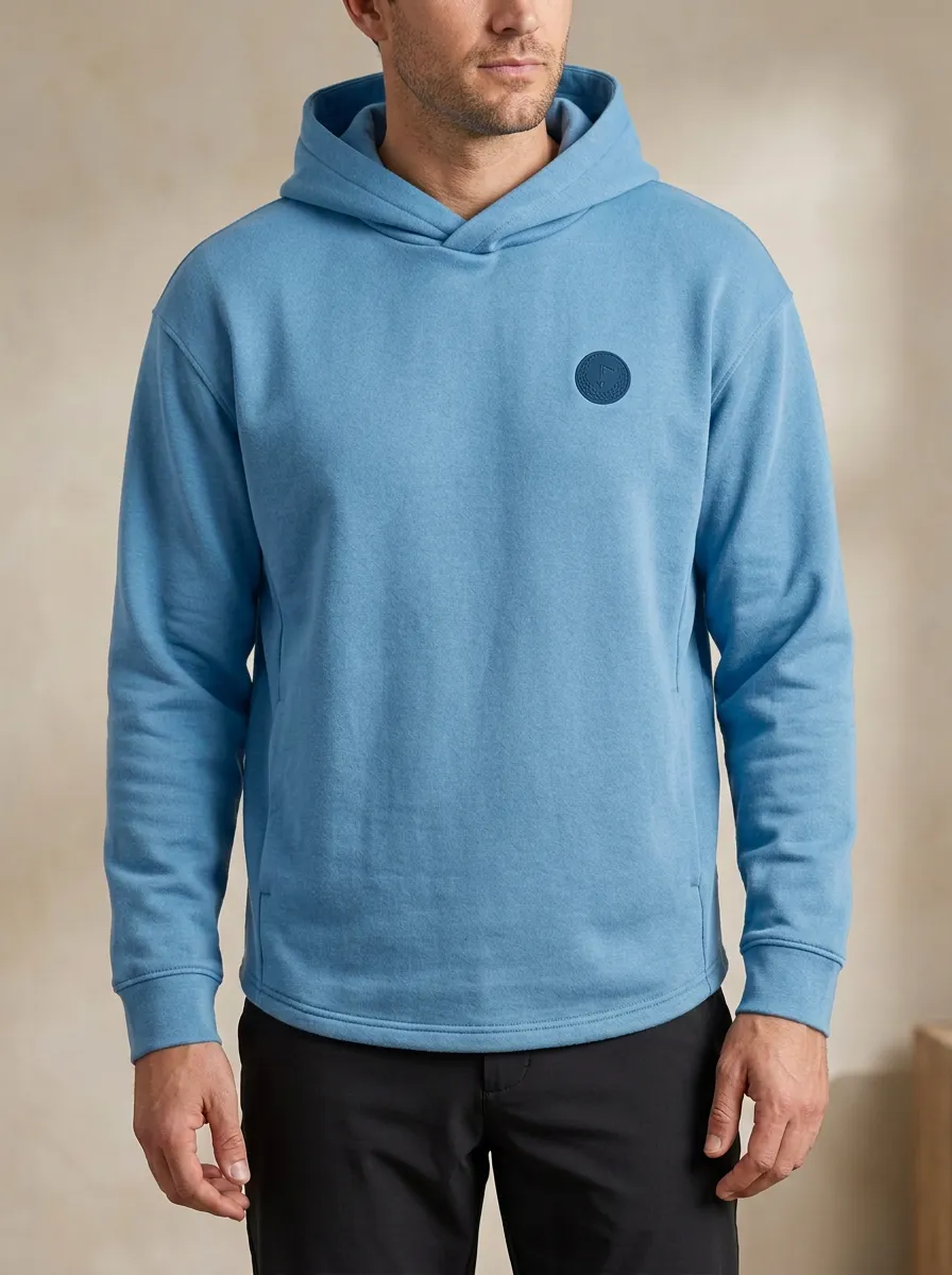 Course Flag-Motif Golf Casual Hoodie