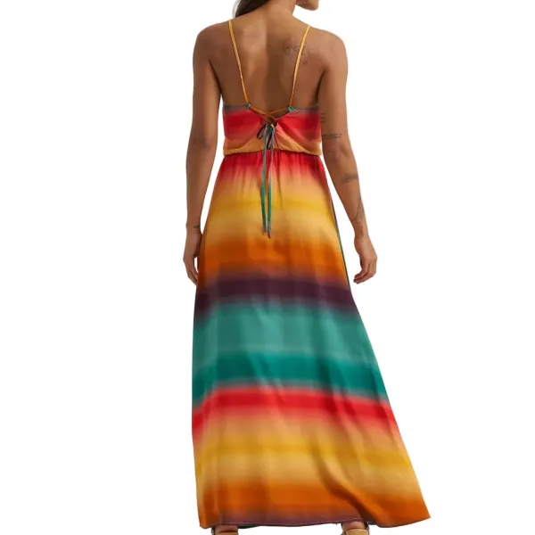 Rayon Sleeveless Maxi Dress
