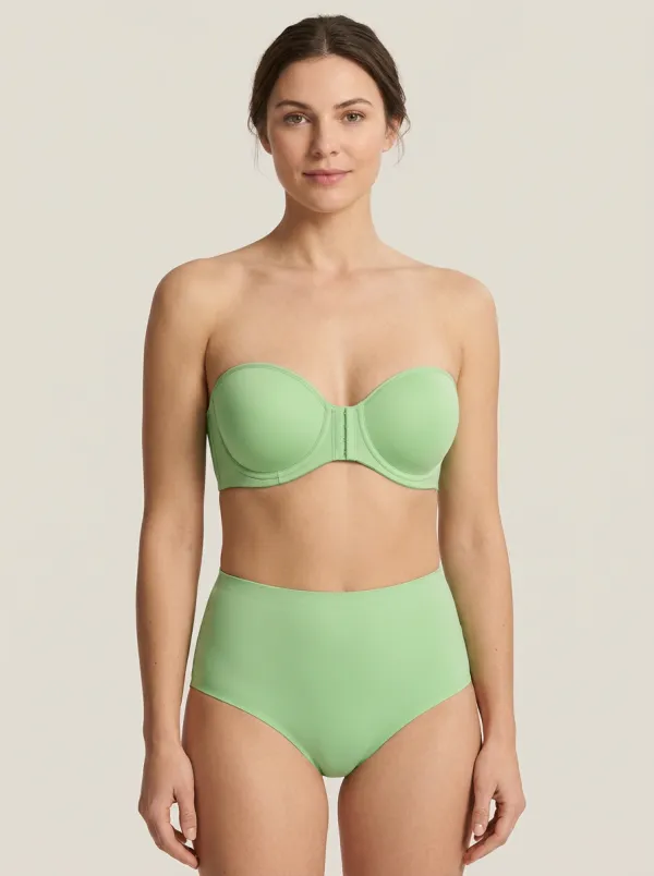 Women's Underwire Smooth-Profile Front-Closure Strapless Bra