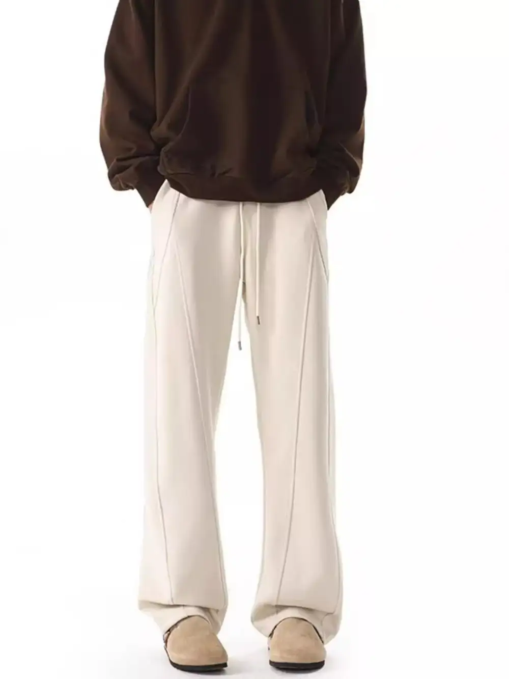 Refined Men's Plus Size Drawstring Wide Leg Pants