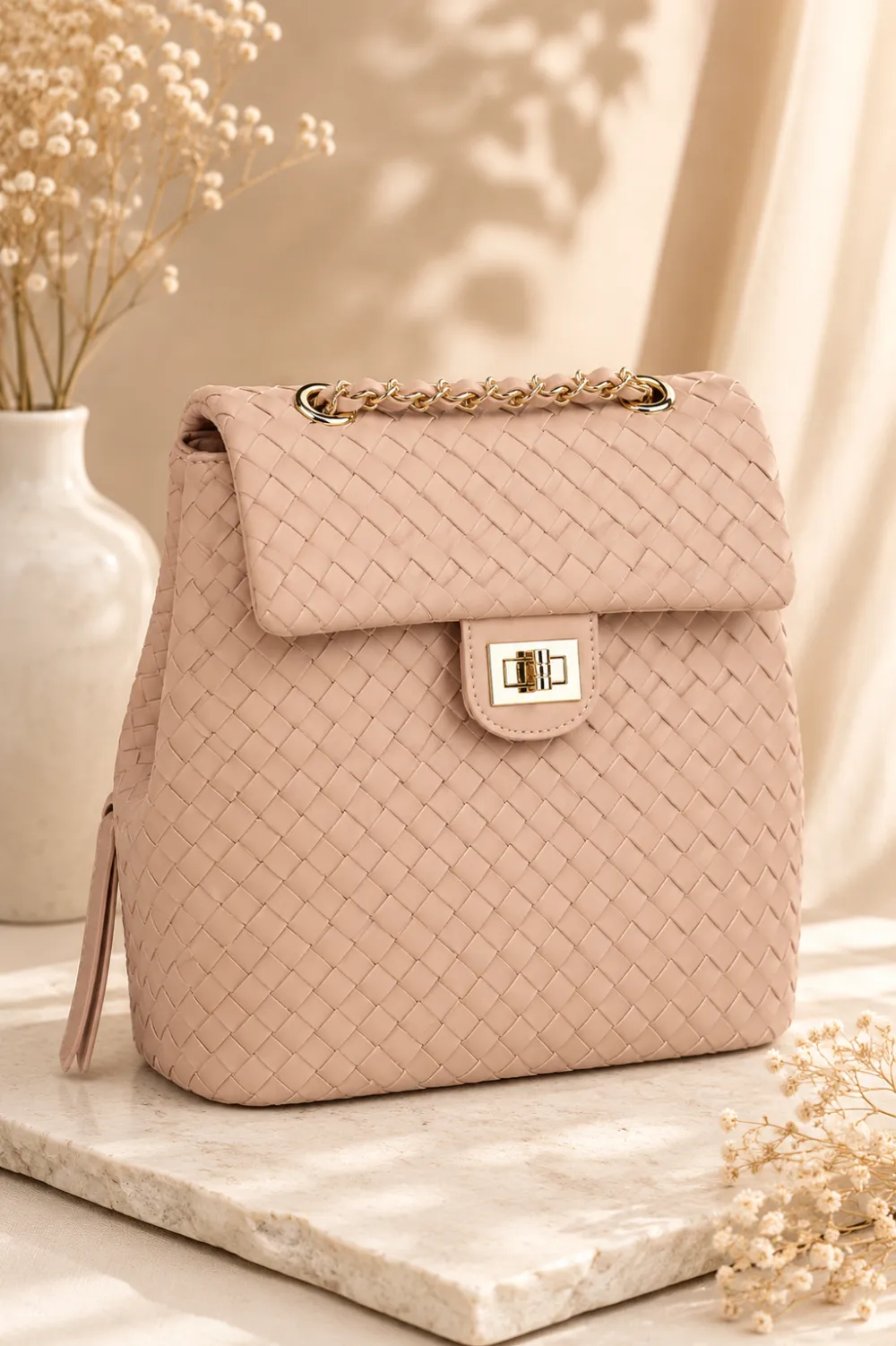 Top-Handle Adjustable Oversized Backpack