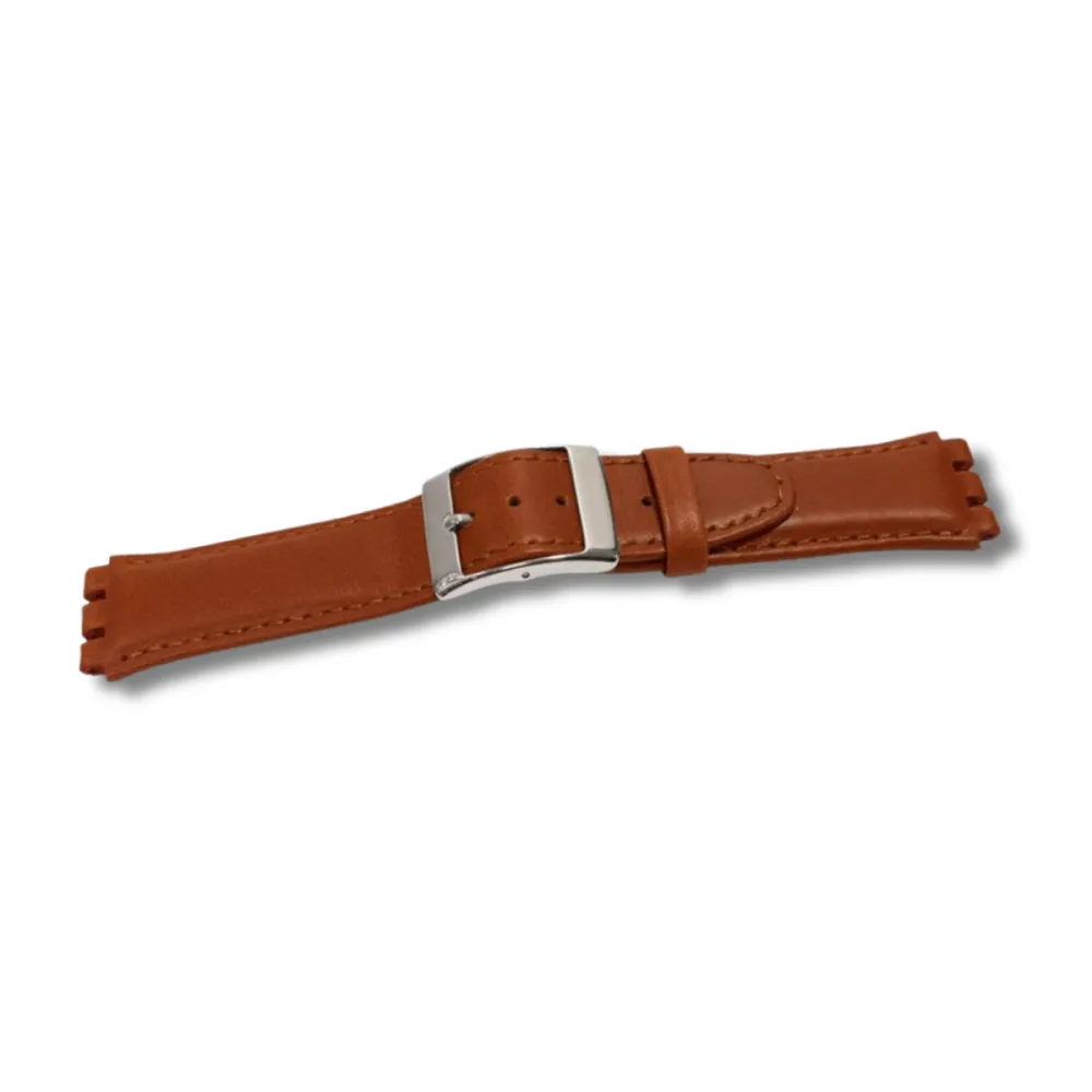 Smooth Finish Leather Watch Strap