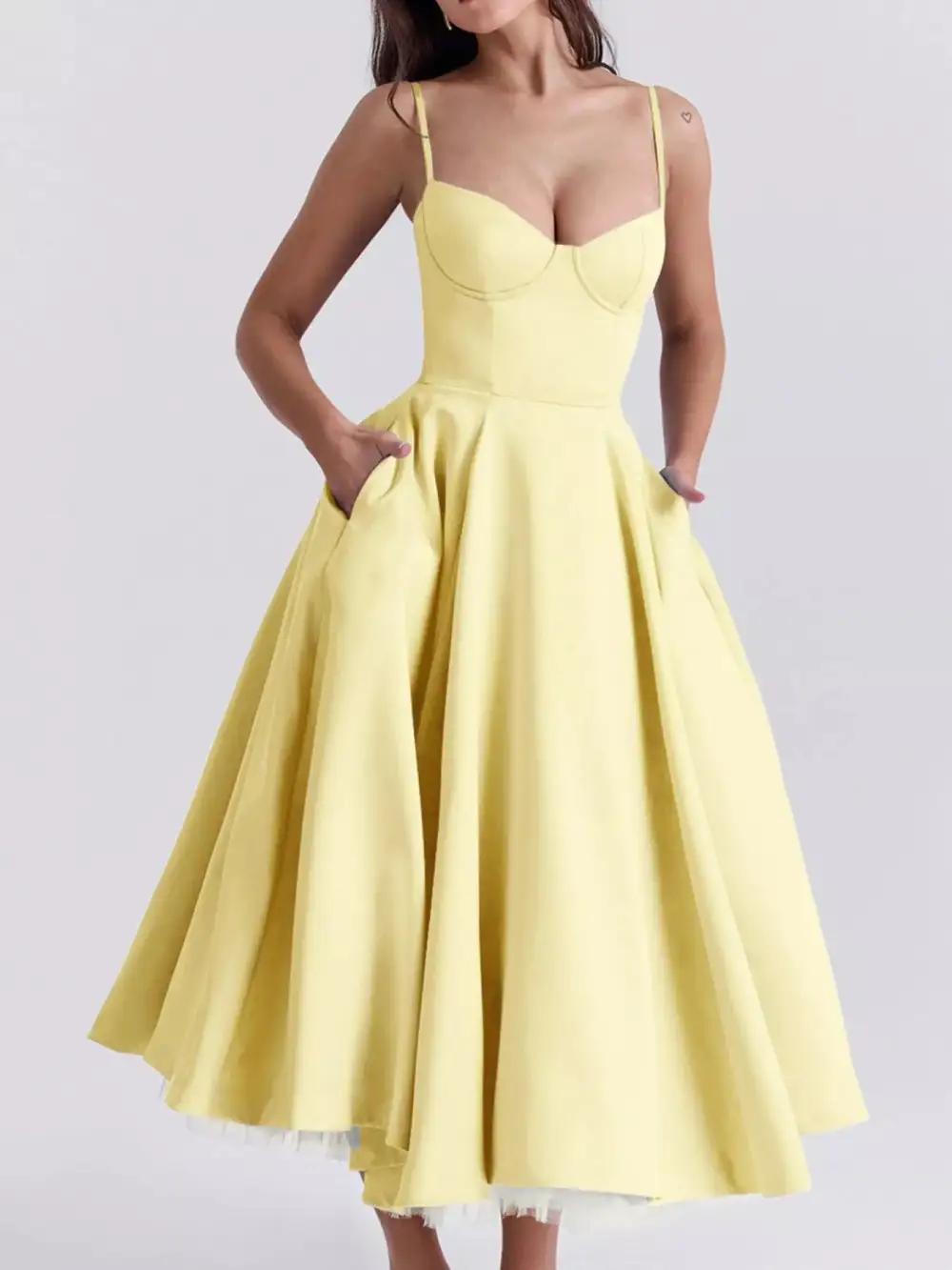 Sweetheart Midi Dress