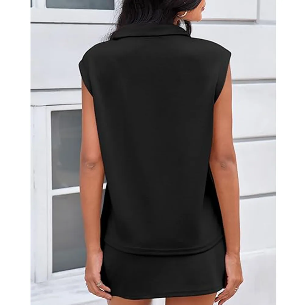 Sports skirt and casual sportswear set