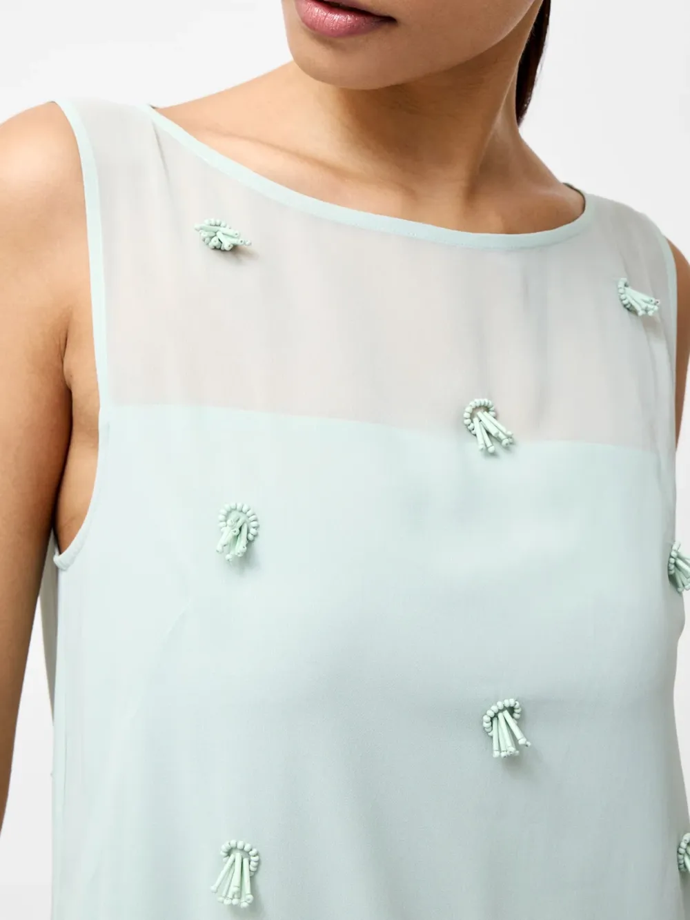 Creative Three-Dimensional Round Neck Short Dress