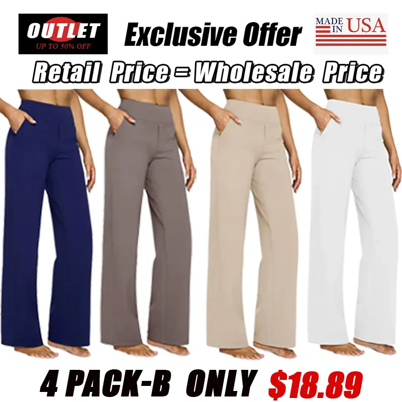 Loose High-Waist Business Casual Pants Yoga Pants Women's Wide-Leg Pants
