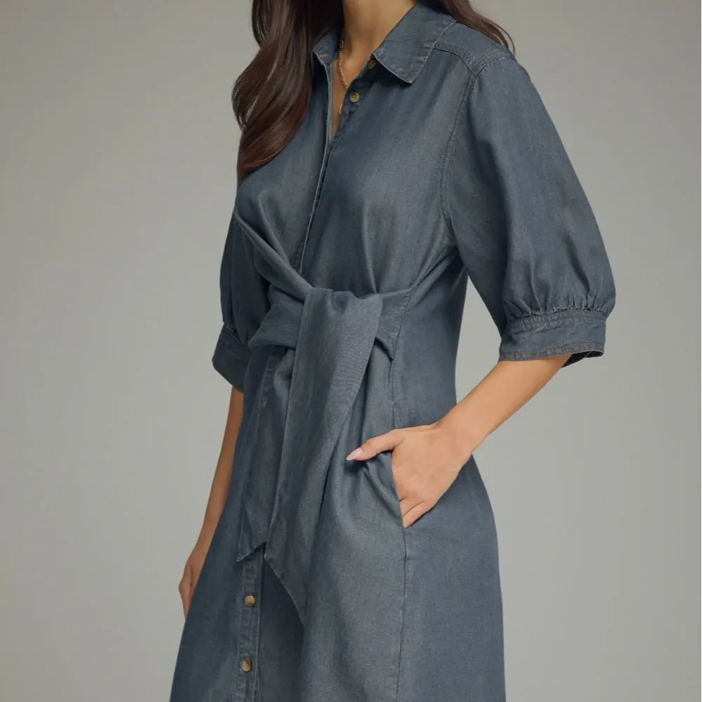 Front Tie Accent Dress