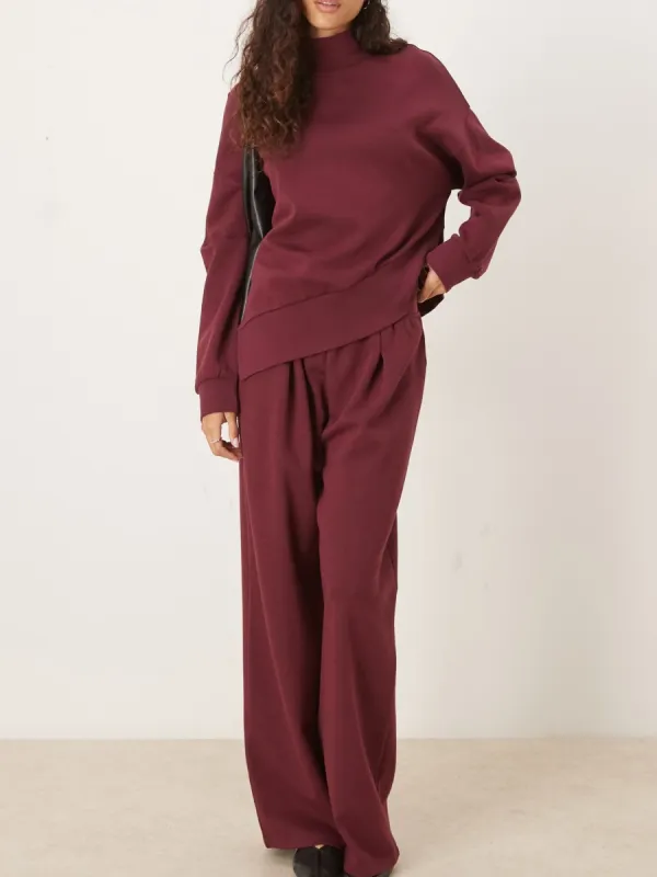 Turtleneck Oversized Sweatshirt