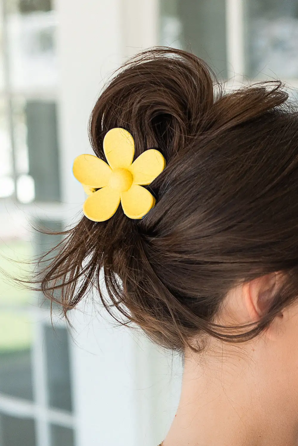 Small Flower Hair Claw Clip