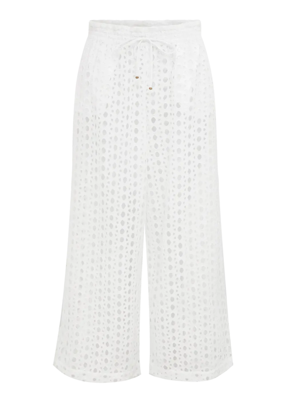 EYELET LOOSE FIT PANTS