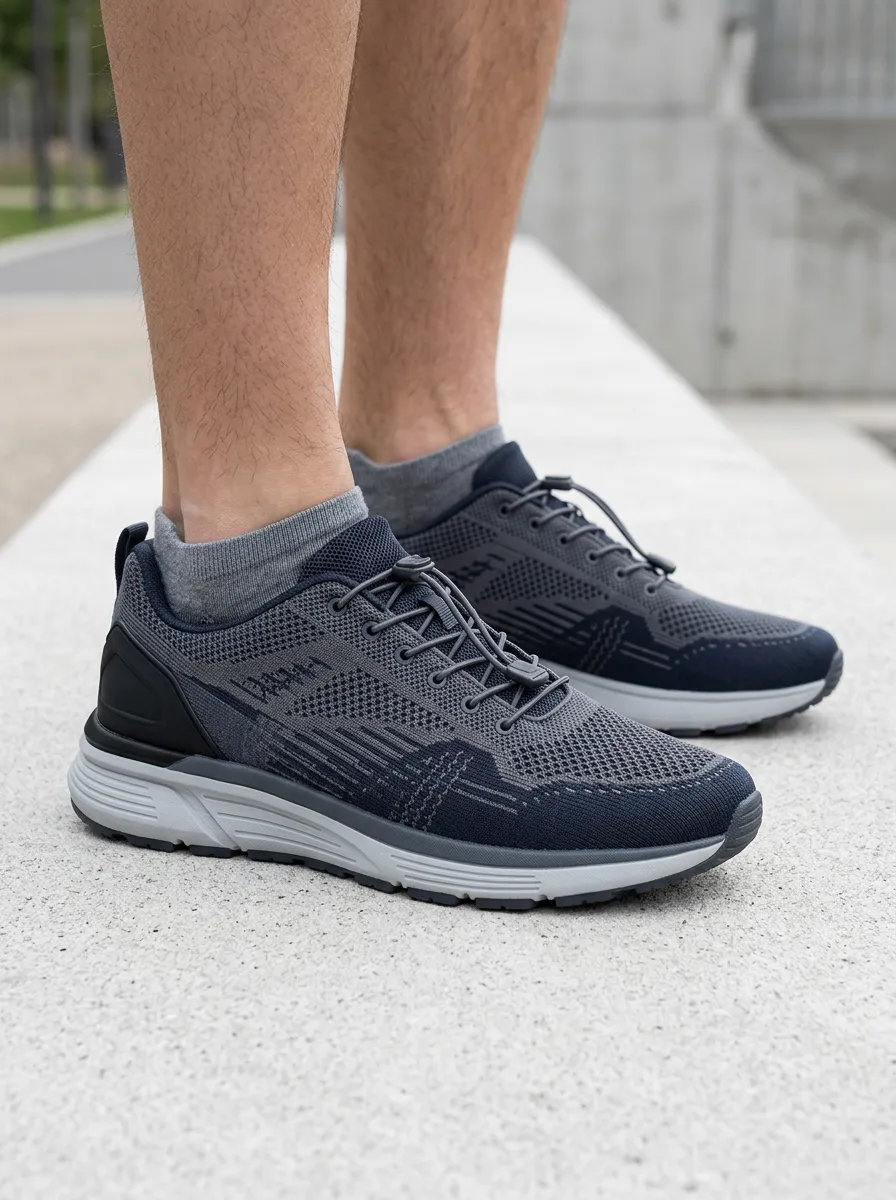 Contemporary Knit Mesh Collection Men's Running Shoes