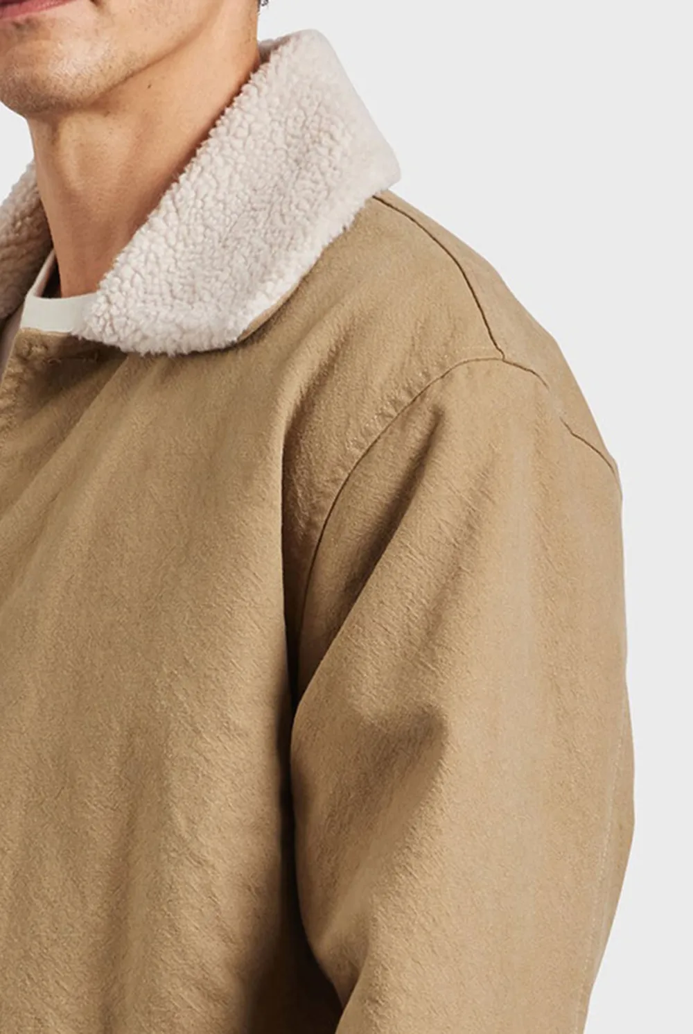 Sherpa Oversized Cotton Jacket