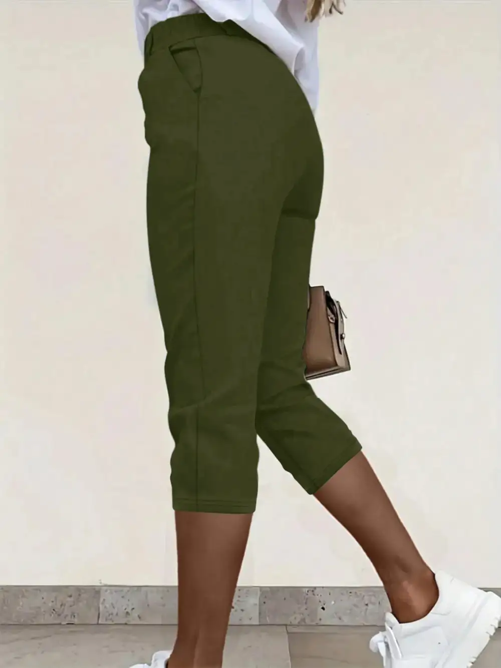 Pleated Detail Pocket Pants