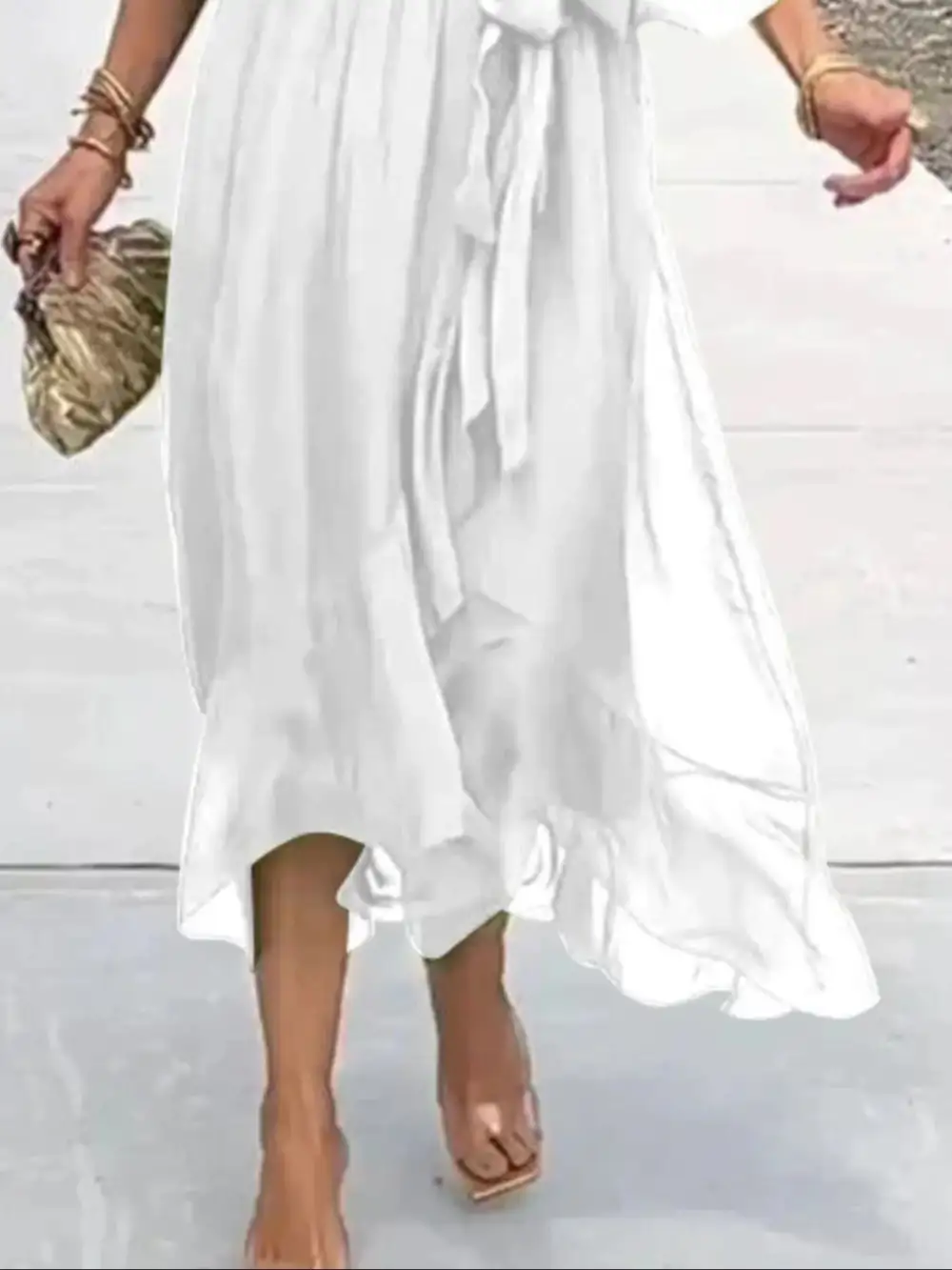 Easy Fit Midi Clean Line Dress