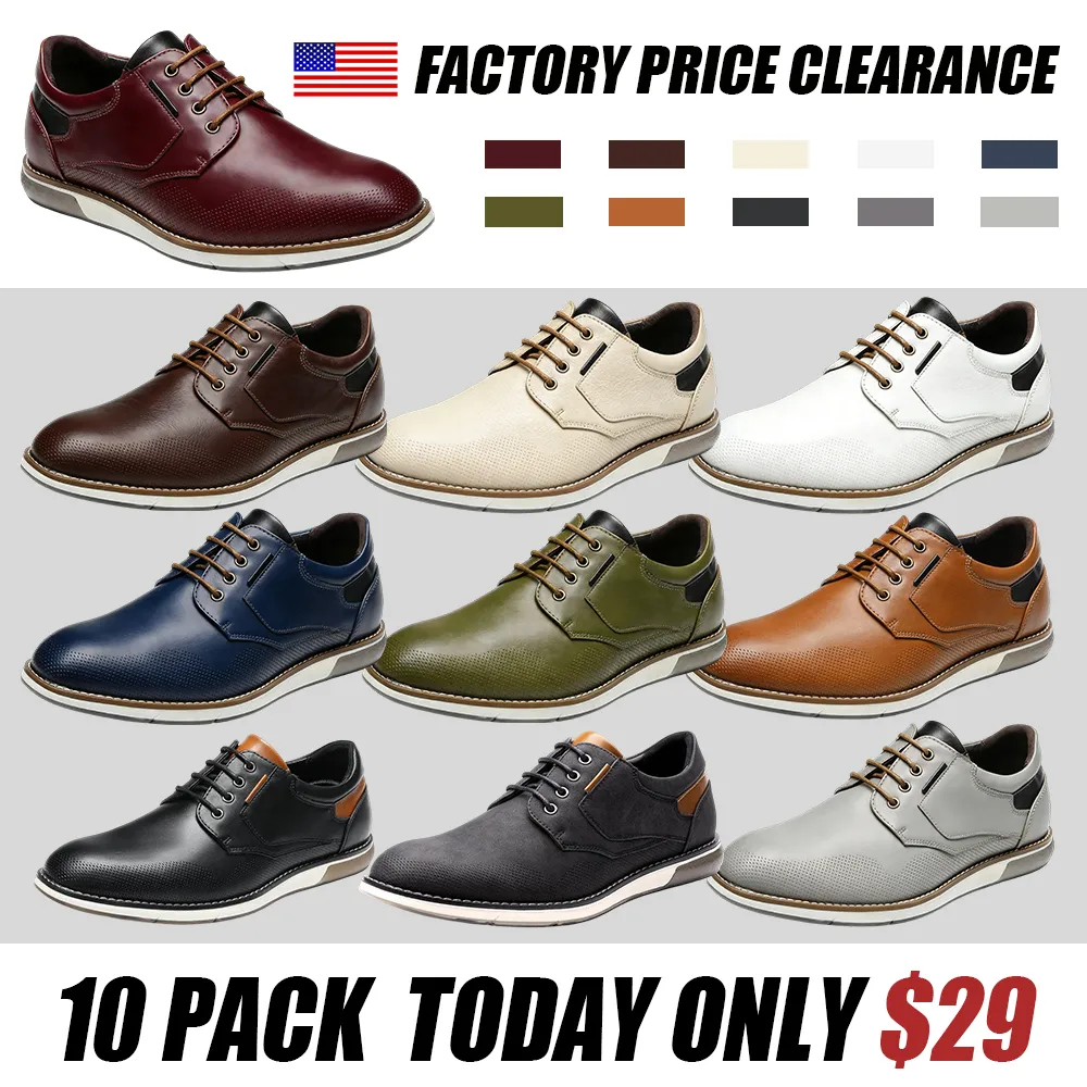 Men's Casual Dress Oxfords Shoes