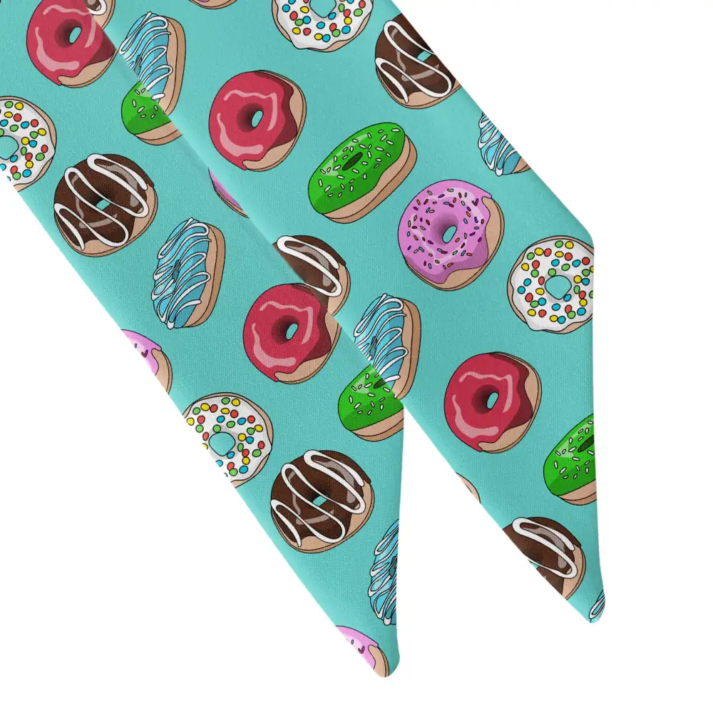 Donuts Novelty Hair Scarf