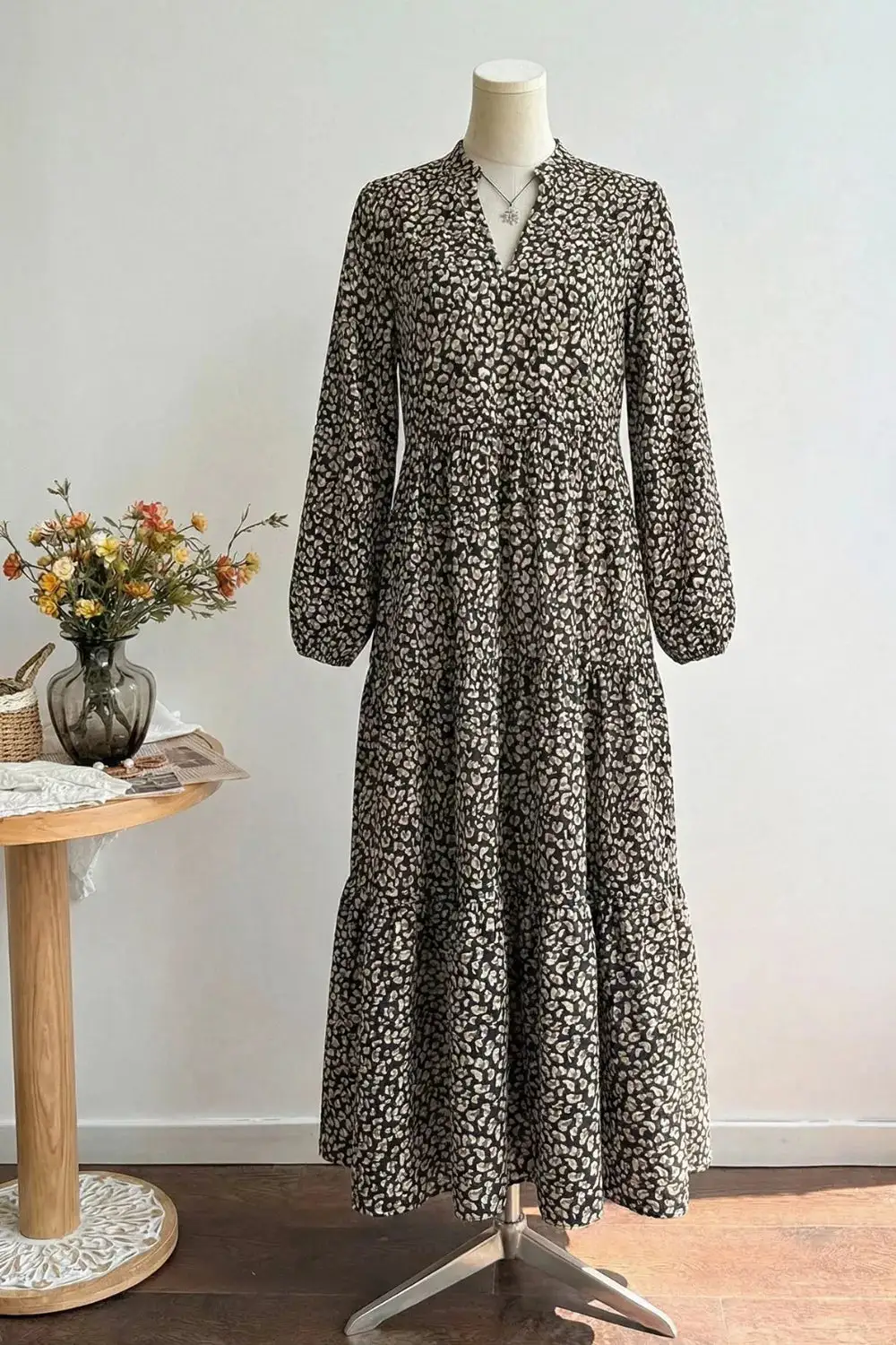 Animal Print Dress Casual