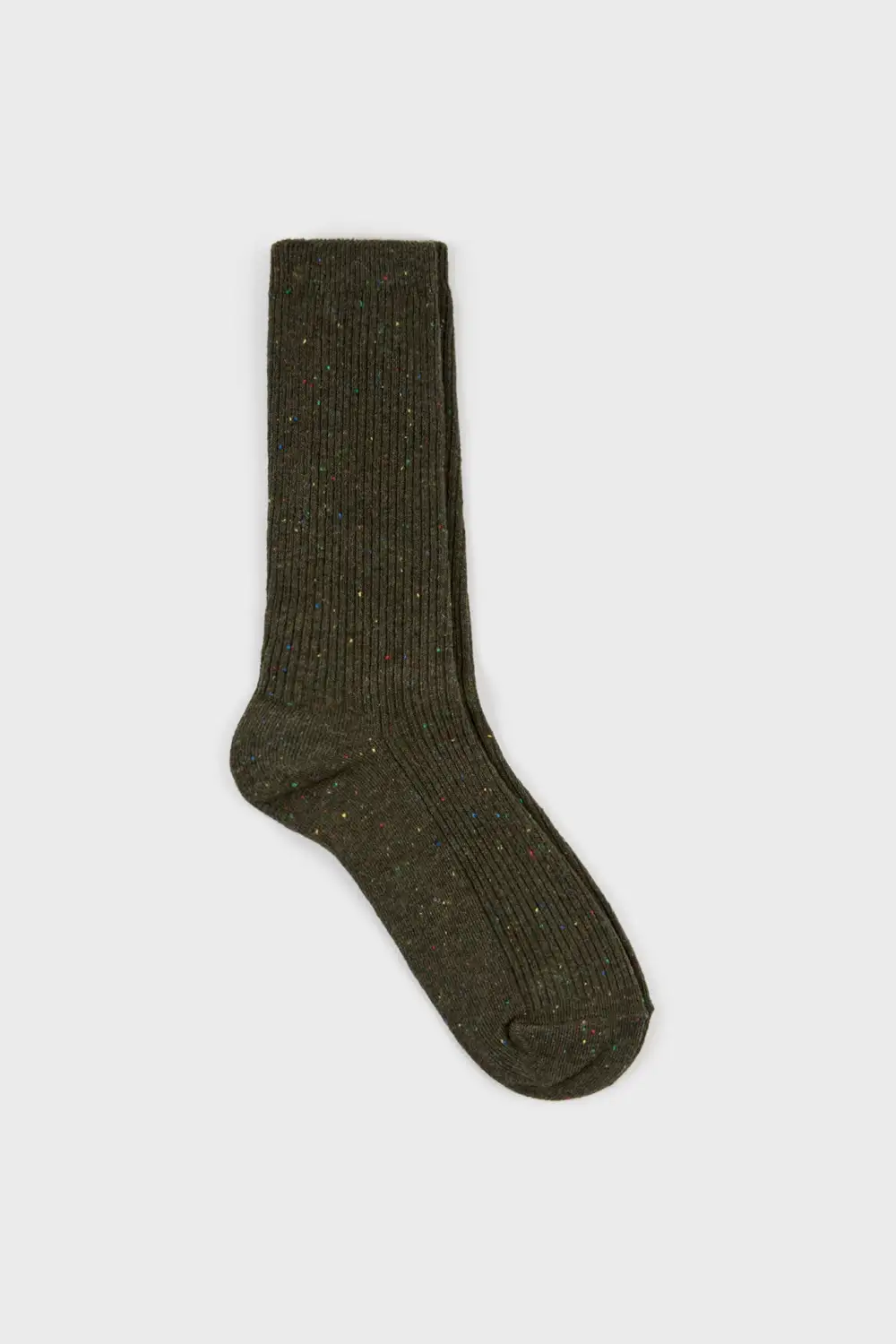 Rainbow Fleck Ribbed Socks