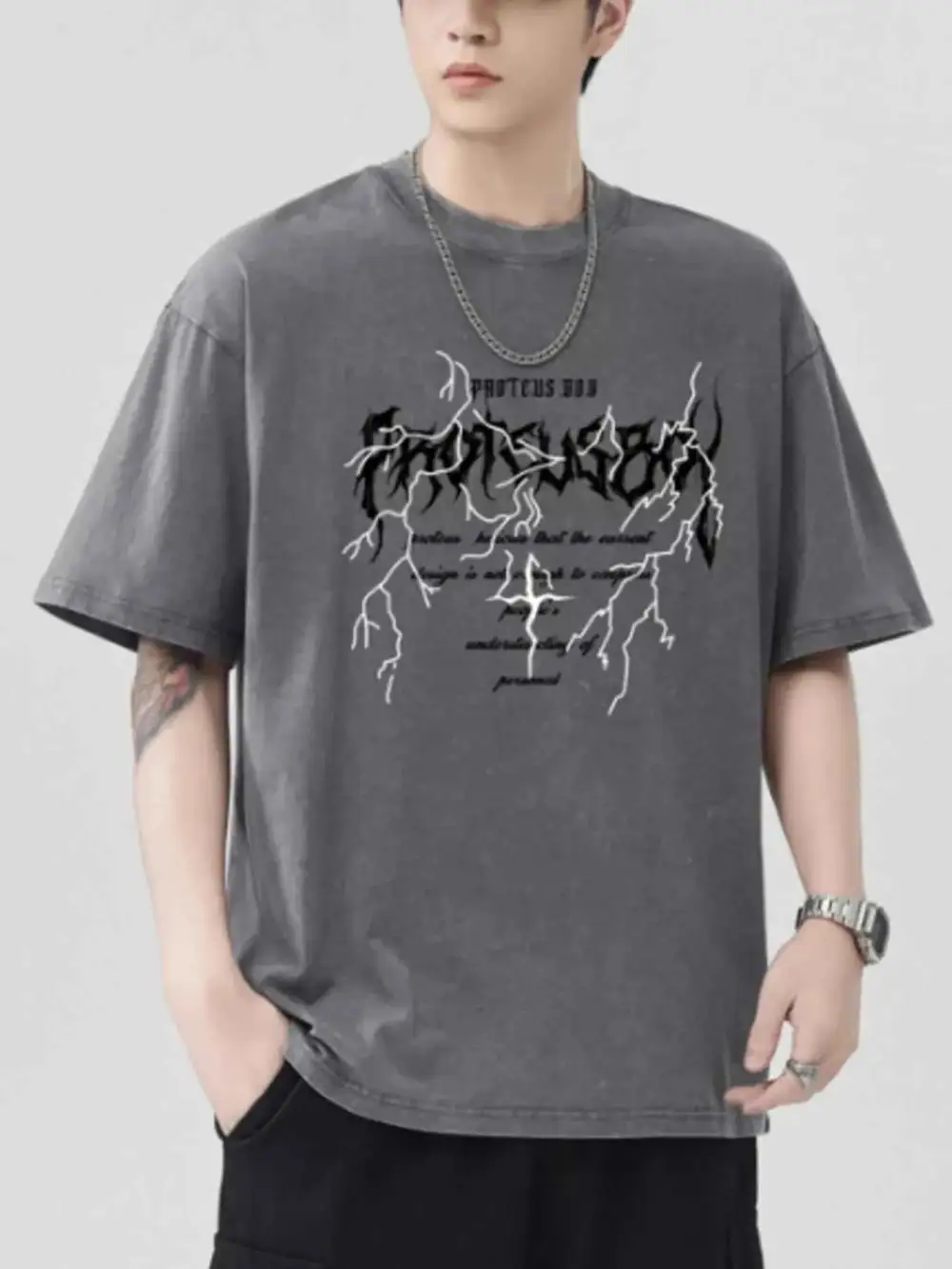 Everyday Graphic Round Neck Short Sleeve T-Shirt