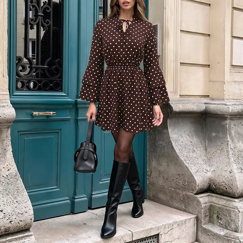 Women's Polka-Dot Dress