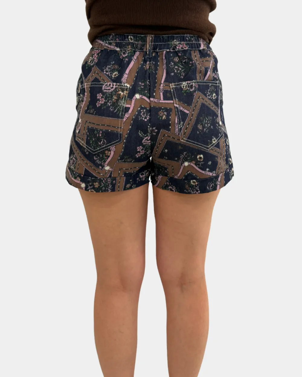 Abstract Print Shorts
