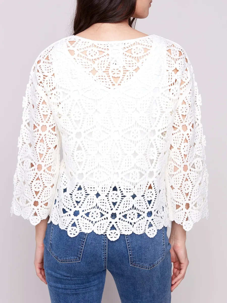 French Style Boat Neck Top for Women
