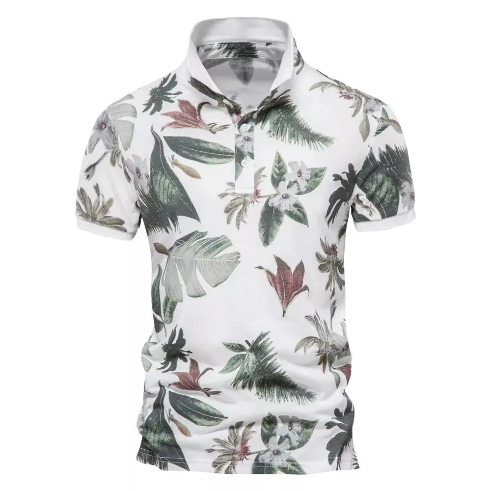 Refined Polo Collar Short Sleeve Polo Shirt