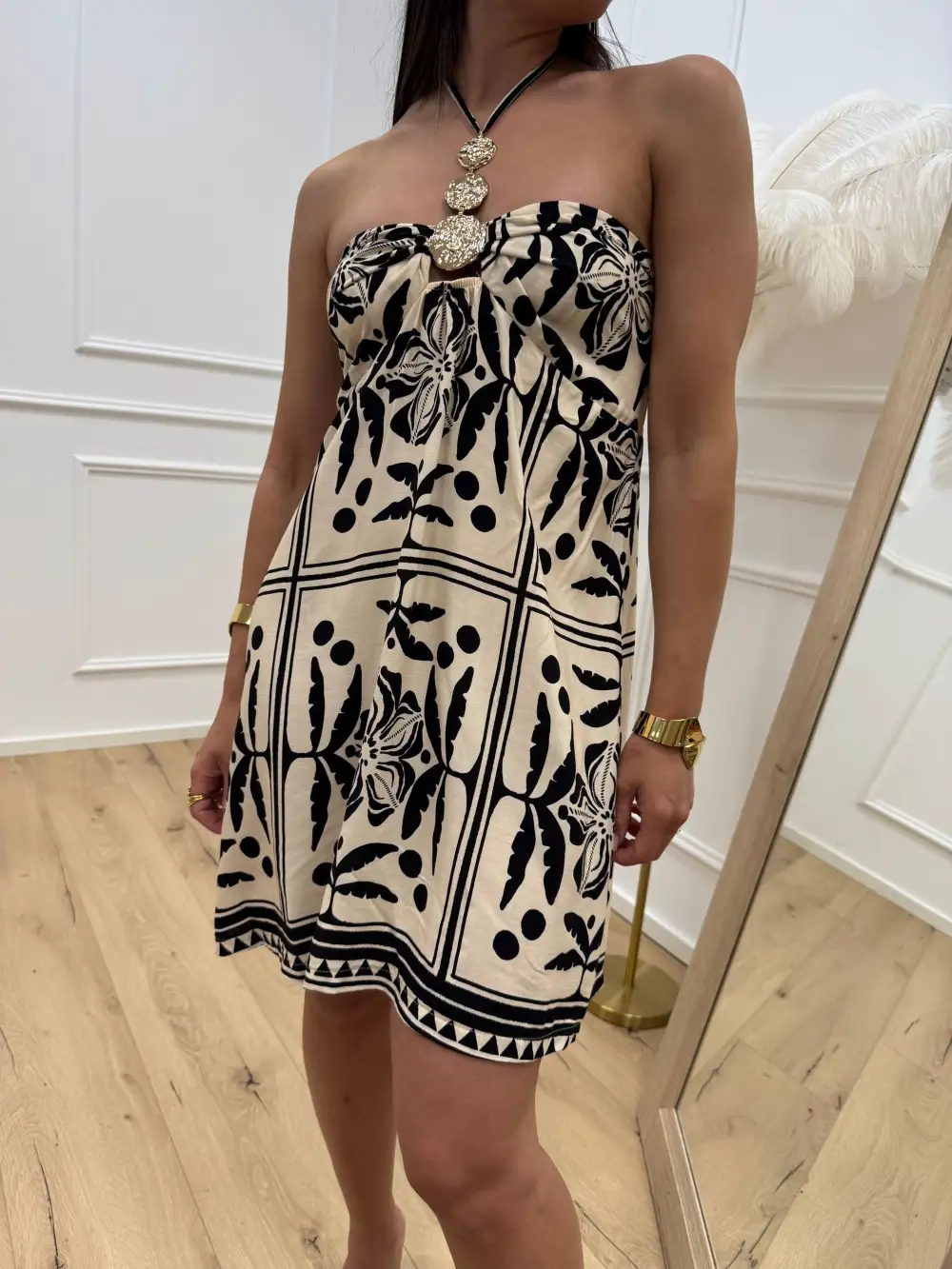 Mini Halter Dress