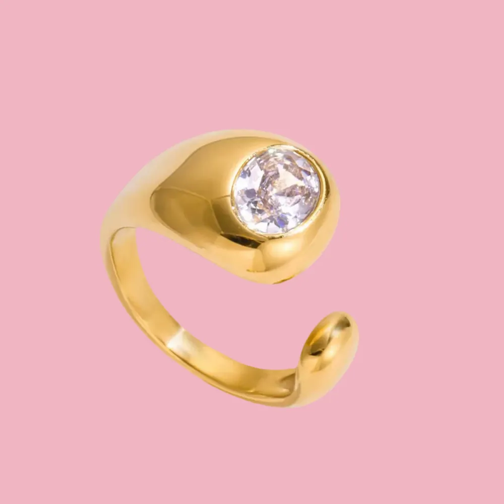 Petite Stone Accent Ring