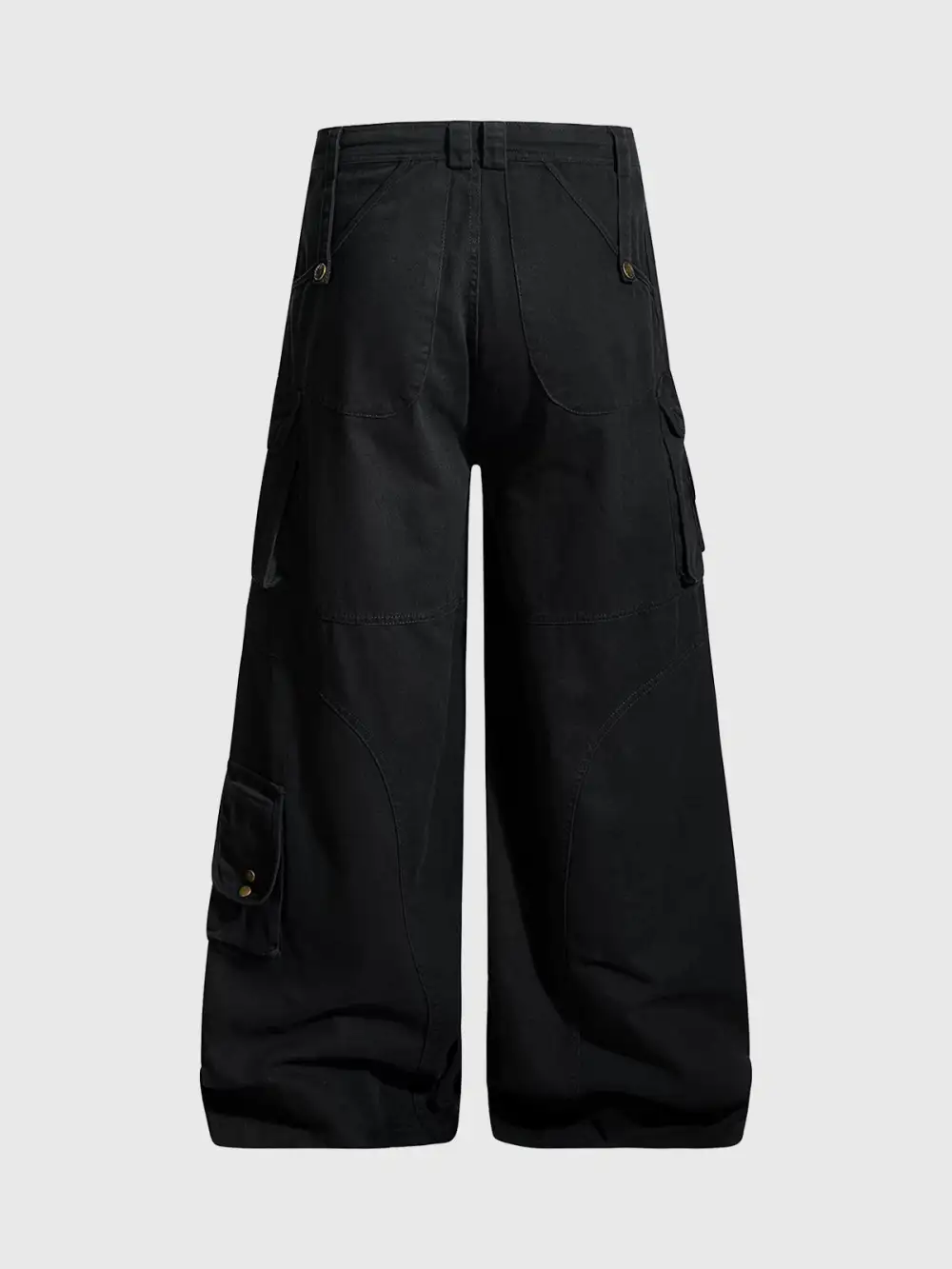 Wide-Leg Cargo Pants