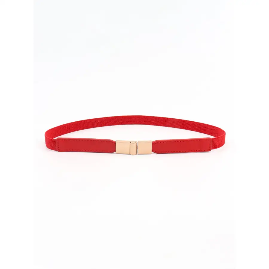 PU Elastic Skinny Belt