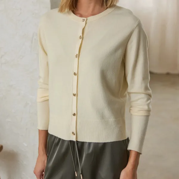 Button Front Cardigan