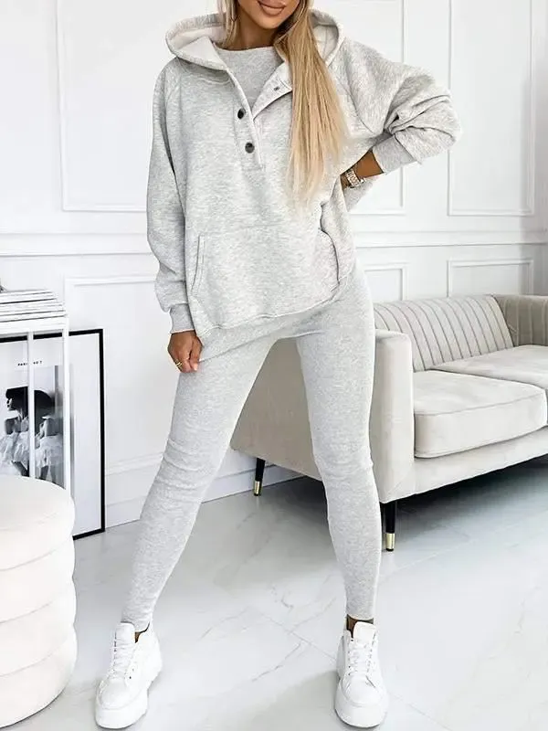 Casual and Comfortable Sweatshirt Two-piece Suit