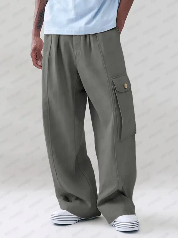 Cargo Loose Fit Cotton Pants