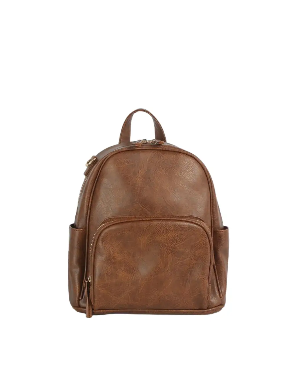 Classic Faux Leather Backpack