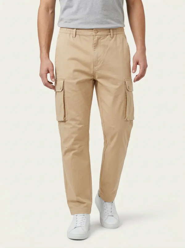 Utility Multi-Pocket Solid-Style Men's Cargo Pants