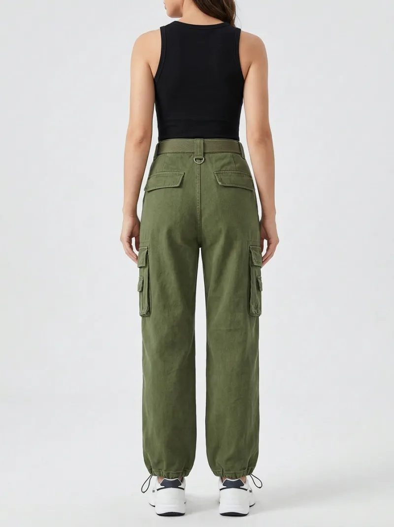 Functional Utility Style Multi Pocket Street Style Women's Multi Pocket Cargo Pants