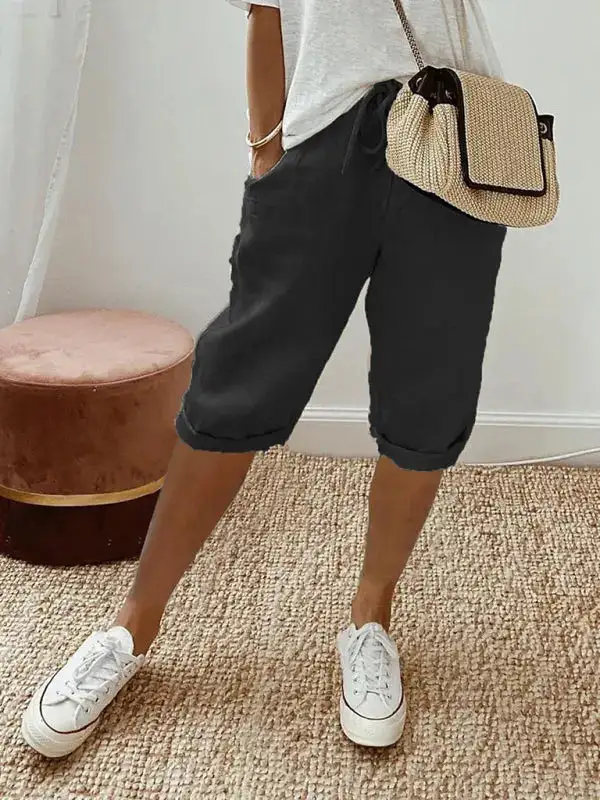 Elastic Shorts Pocket