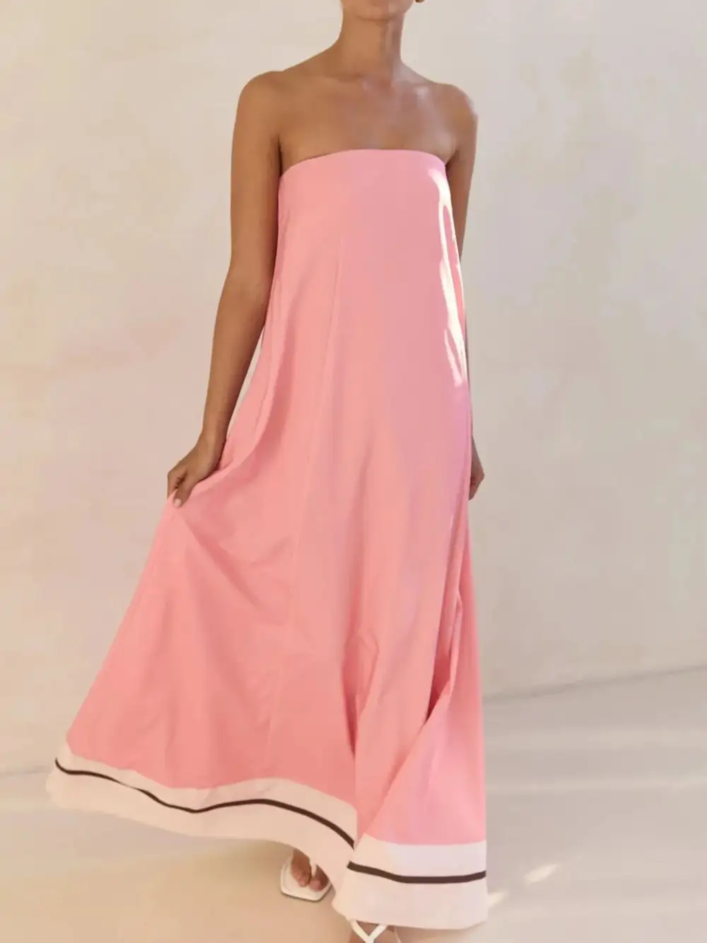Printed Smocked Maxi Dress