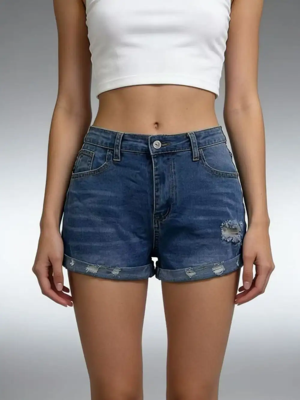 Rolled Hem Shorts