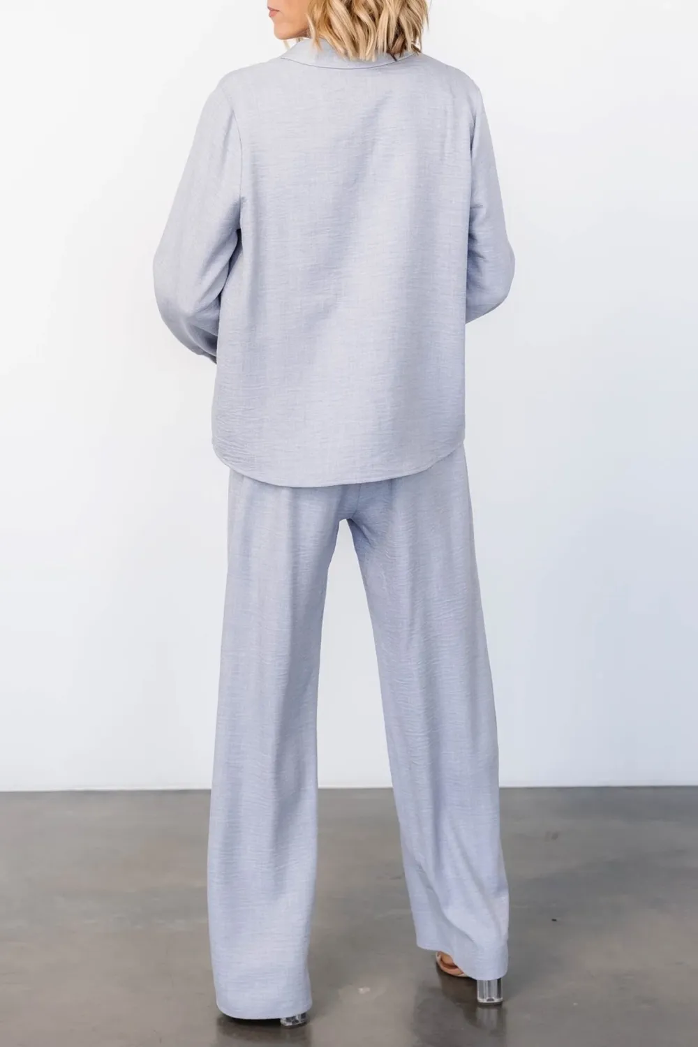 Soft And Comfortable Breathable  Blue Gray Pants