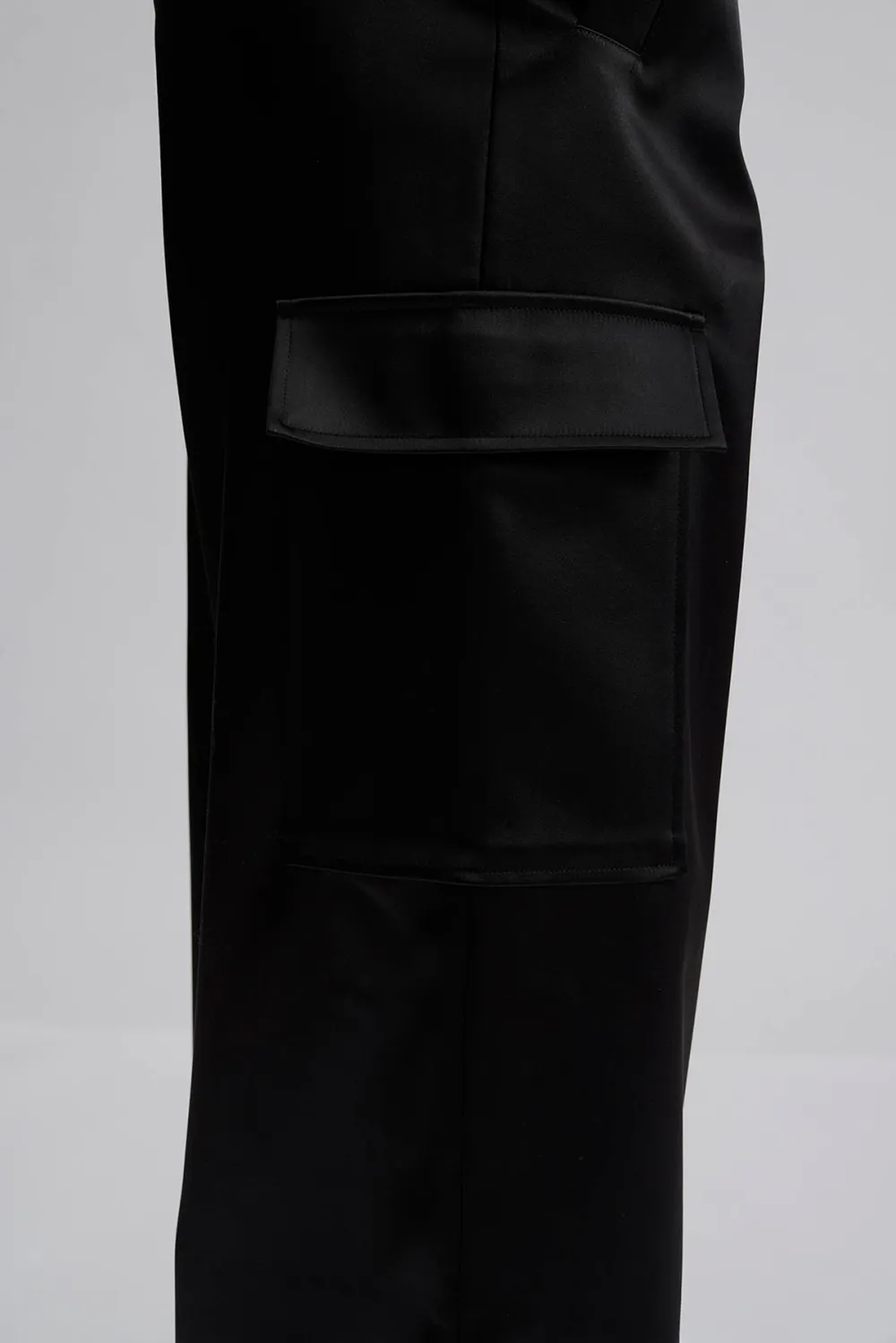 Cargo Pocket Wide Leg Trousers
