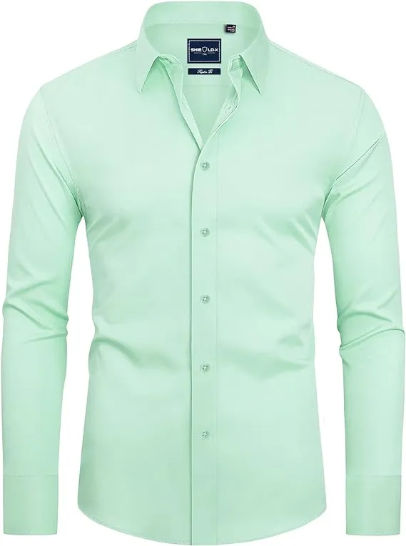 Men's Formal Long-sleeved Button-down Shirt